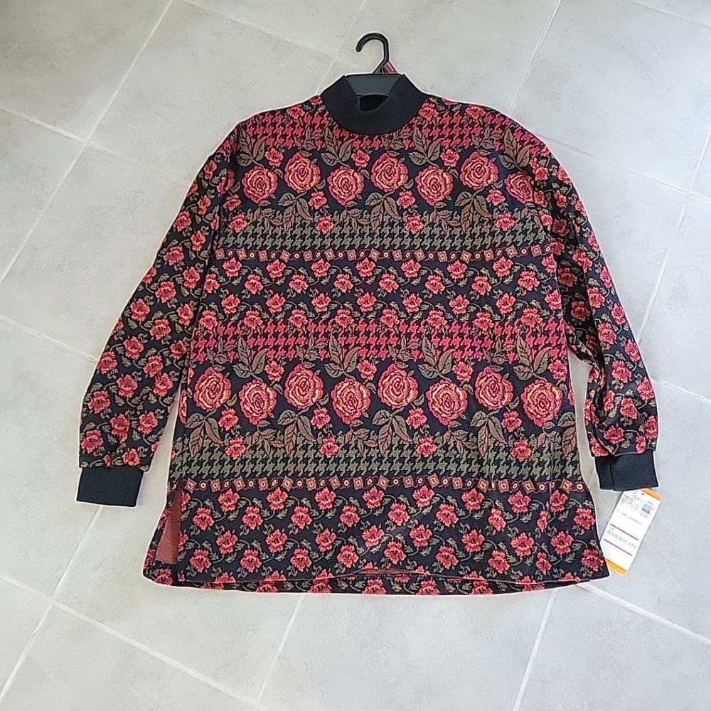 Women's Size Large The American Collection 80s NWT Floral